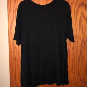 Lane Bryant Tops - Lane Bryant Black Tee | Size 18/20 Lane Bryant Tops - Lane Bryant Black Tee | Size 18/20